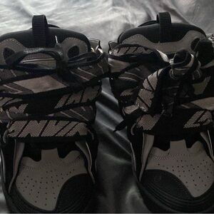 Stylish Black and Gray Sneakers